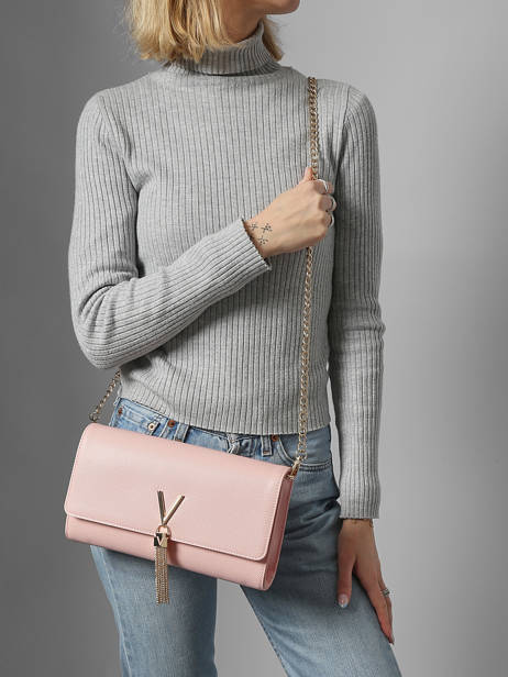 Shoulder Bag Divina Valentino Pink divina VBS1R401 other view 1