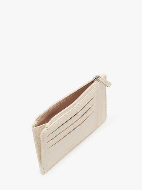 Card Holder Leather Hexagona Beige confort 468374 other view 1