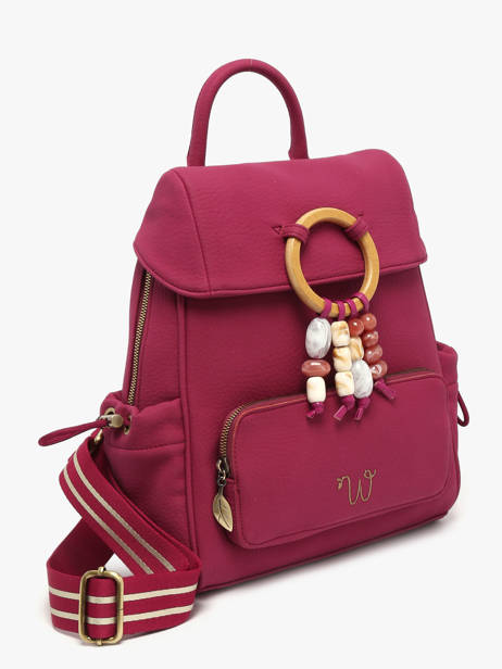 Sac à Dos Woomen Rose camomille pearl WCAE02 vue secondaire 2