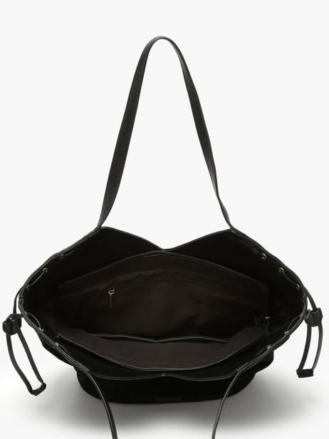 Shoulder Bag Velvet Miniprix Black velvet M9459 other view 2