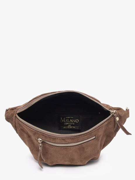 Belt Bag Leather Milano Beige velvet VE24119O other view 3