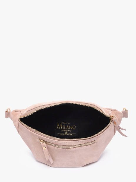 Belt Bag Leather Milano Pink velvet VE24119O other view 3
