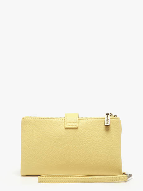 Wallet With Coin Purse Soft Mandoline Yellow soft 195 other view 2