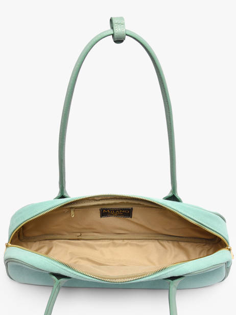 Shoulder Bag Velvet Caviar Leather Milano Green velvet caviar VC25112 other view 3
