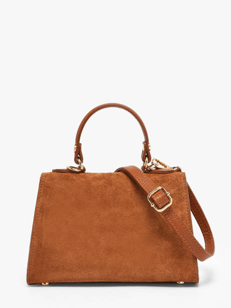 Shoulder Bag Velvet Caviar Leather Milano Brown velvet caviar VC25116 other view 4