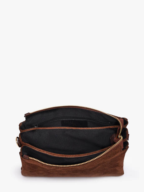 Shoulder Bag Velvet Caviar Milano Brown velvet caviar VC24117 other view 3