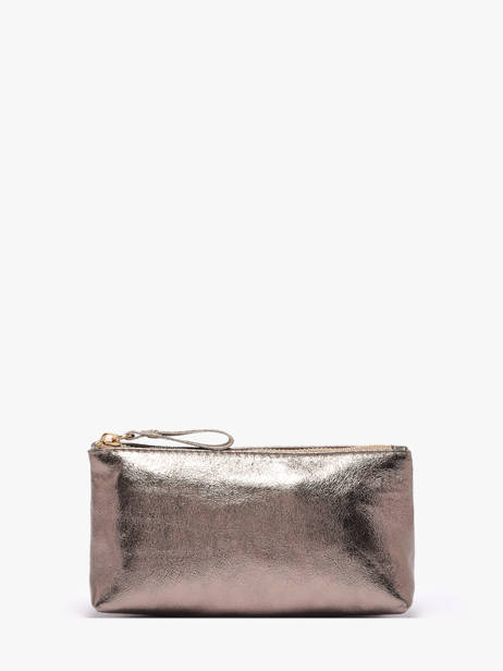 Pouch Nine Leather Milano Silver nine NI22114