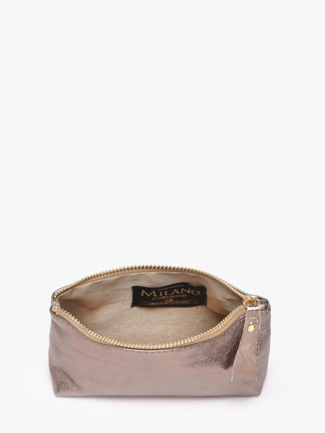 Pouch Nine Leather Milano Silver nine NI22114 other view 1