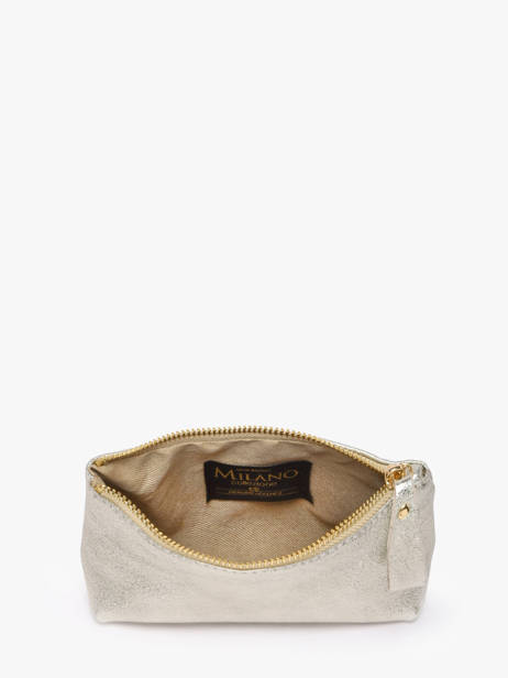 Pouch Nine Leather Milano Gold nine NI22114 other view 1