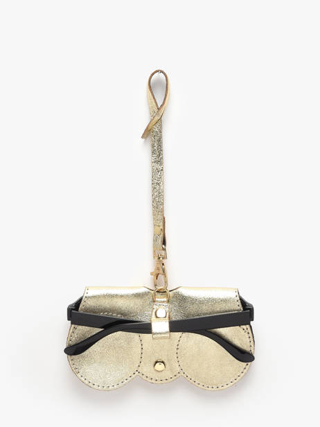 Sunglass Case Leather Milano Gold nine NI25069 other view 1