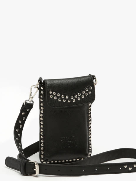 Phone Case Leather Basilic pepper Black glam BGLA88 other view 1