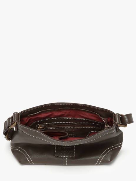 Shoulder Bag Seam Leather Basilic pepper Brown seam BSEA01 other view 2