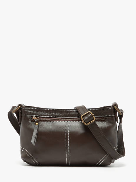 Shoulder Bag Seam Leather Basilic pepper Brown seam BSEA01 other view 3