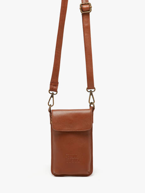 Phone Case Leather Basilic pepper Brown cow BCOW88 other view 1