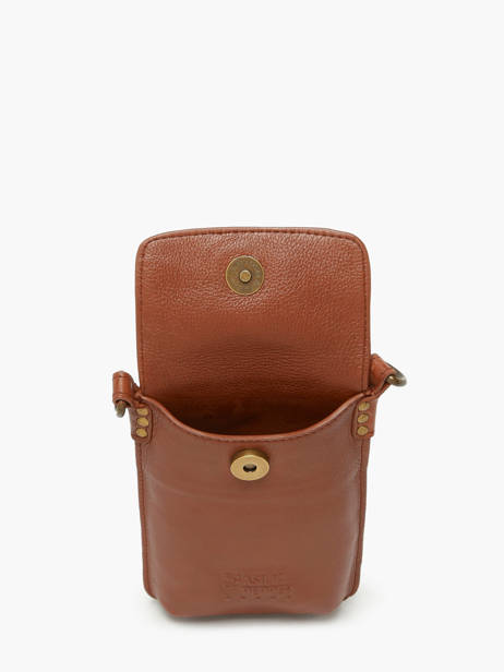 Phone Case Leather Basilic pepper Brown cow BCOW88 other view 2