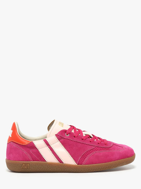 Sneakers In Leather Caval Pink women BAPULS79
