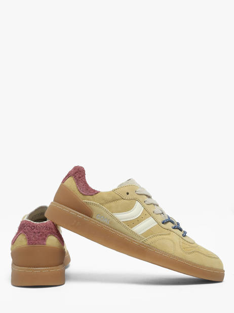 Sneakers In Leather Coolway Yellow men 8693817 other view 2