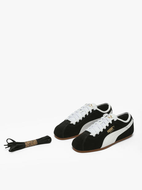 Sneakers In Leather Puma Black women 40445601 other view 2
