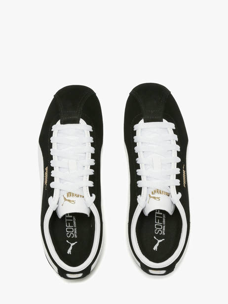 Sneakers In Leather Puma Black women 40445601 other view 3
