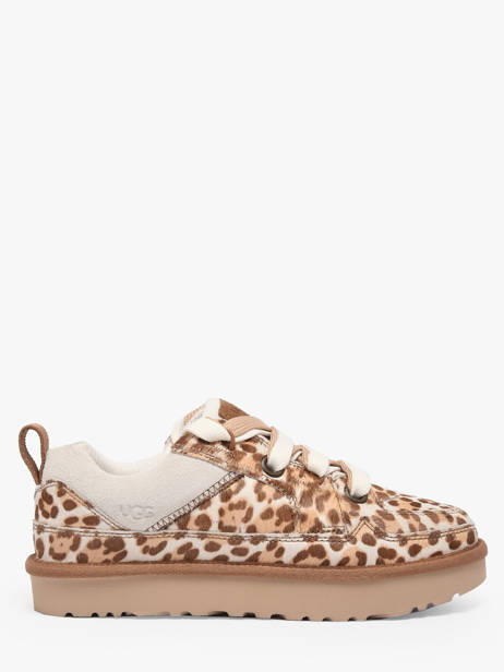 Sneakers In Leather Ugg Brown women 1181071