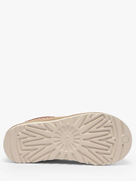 Slippers Tasman Ii In Leather Ugg Beige women 1174470 other view 4