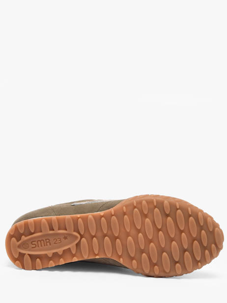 Sneakers In Leather Semerdjian Green women MARYD280 other view 4