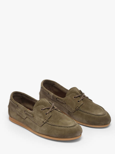 Boat Shoes In Leather Tamaris Green women 44 other view 1