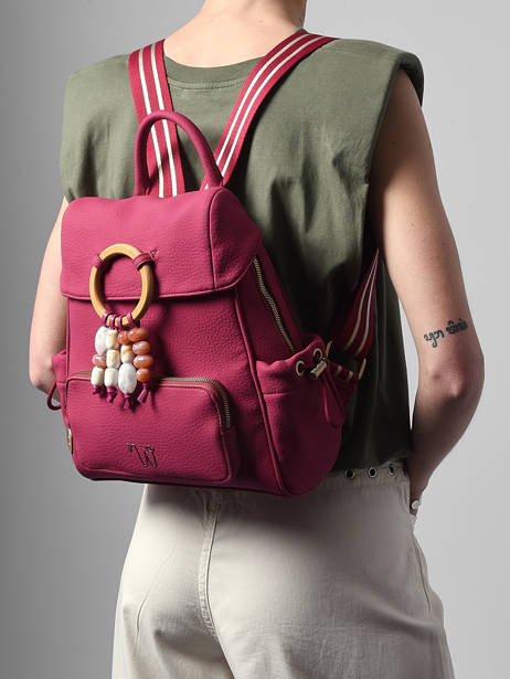 Sac à Dos Woomen Rose camomille pearl WCAE02 vue secondaire 1