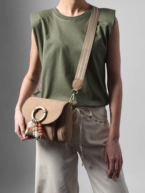 Shoulder Bag Camomille Pearl Woomen Beige camomille pearl WCAE06 other view 1