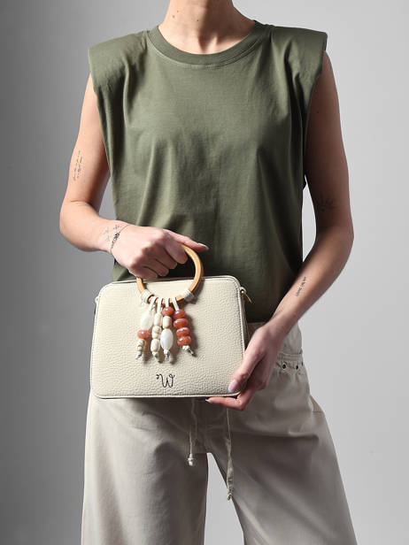 Sac Bandoulière Camomille Pearl Woomen Beige camomille pearl WCAE1S vue secondaire 1