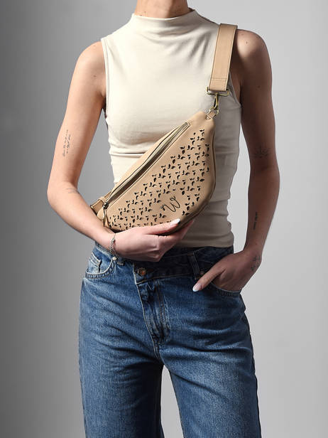 Belt Bag Woomen Beige zamia WZAM04 other view 1