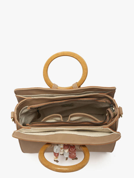 Satchel Camomille Pearl Woomen Beige camomille pearl WCAE1M other view 4