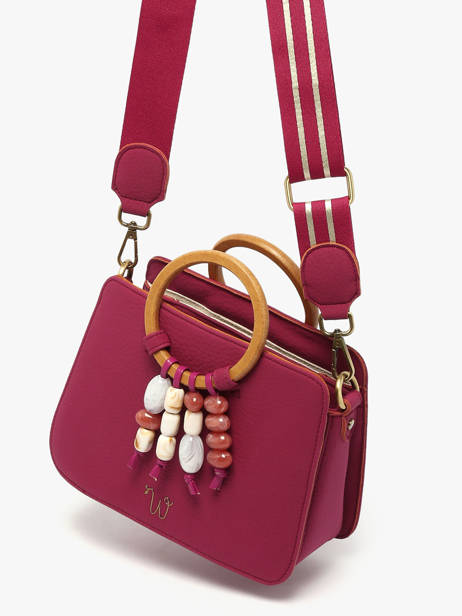 Sac Bandoulière Camomille Pearl Woomen Rose camomille pearl WCAE1S vue secondaire 3