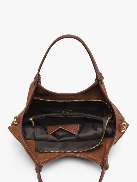 Shoulder Bag Velvet Caviar Leather Milano Brown velvet caviar VC241111 other view 3
