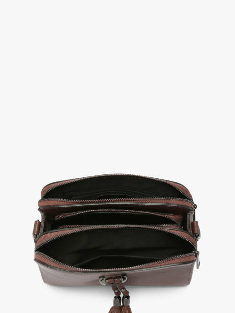 Leather Caviar Crossbody Bag Milano Brown caviar CA21101 other view 3