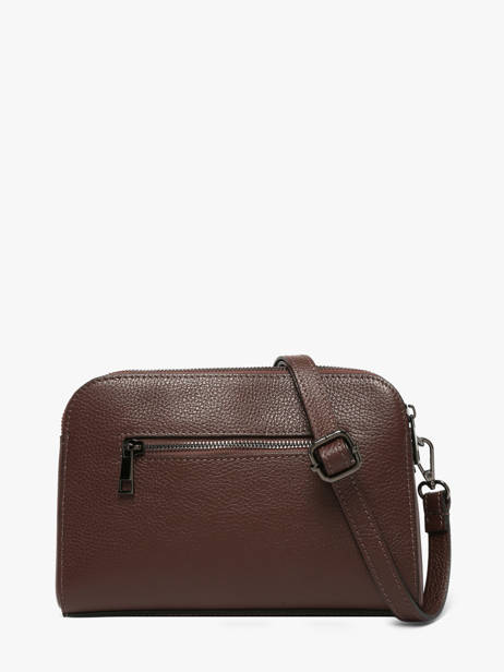 Leather Caviar Crossbody Bag Milano Brown caviar CA21101 other view 4