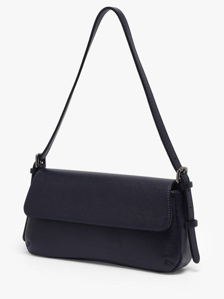 Sac Porté épaule Caviar Cuir Milano Bleu caviar CA25111 vue secondaire 2