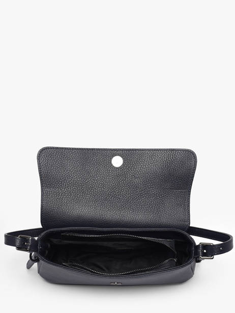Sac Porté épaule Caviar Cuir Milano Bleu caviar CA25111 vue secondaire 3