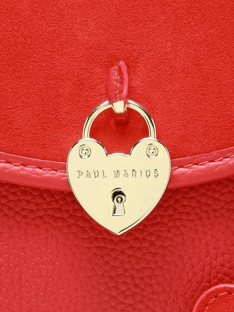 Leather Melle George Fushion Crossbody Bag Paul marius Red fusion GEORGFUS other view 2