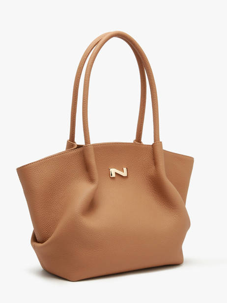 Leather Galatée Shoulder Bag Nathan baume Brown nymphea 3 other view 1