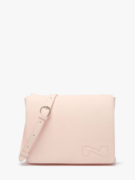 Sac Bandoulière Brugge Cuir Nathan baume Rose n city 2