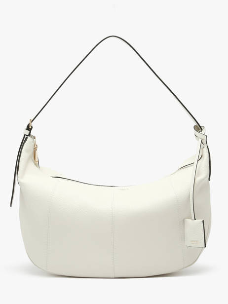 Large Leather Victoire Hobo Bag Lancel White victoire A13994