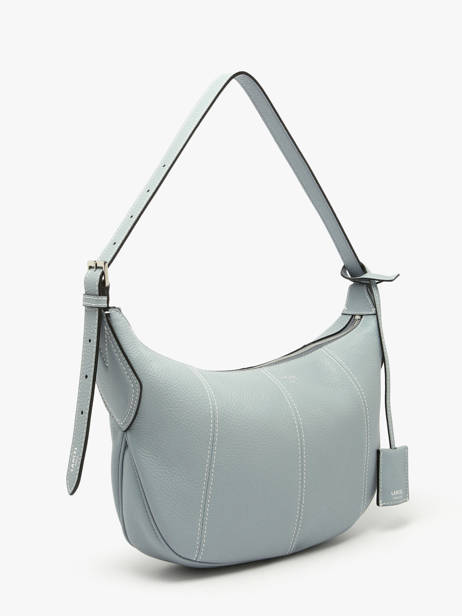 Medium Leather Victoire Hobo Bag Lancel Blue victoire A13993 other view 1