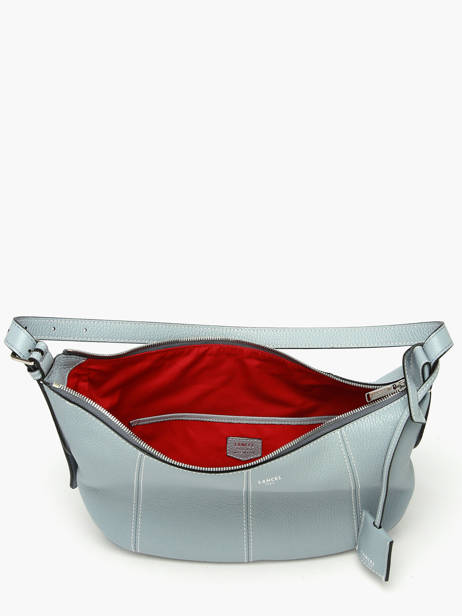 Medium Leather Victoire Hobo Bag Lancel Blue victoire A13993 other view 3