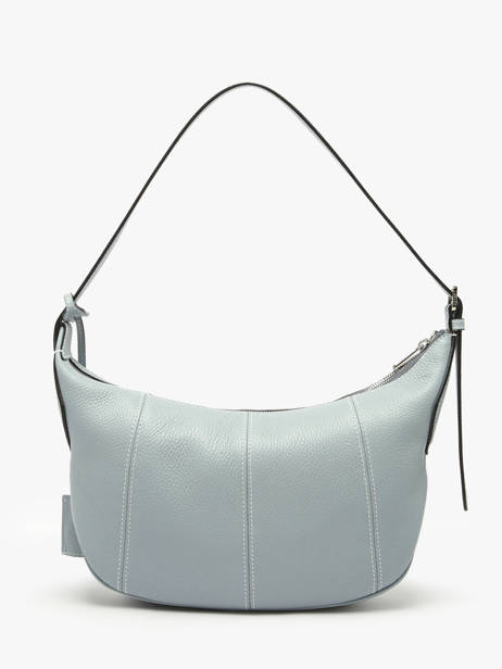 Medium Leather Victoire Hobo Bag Lancel Blue victoire A13993 other view 4