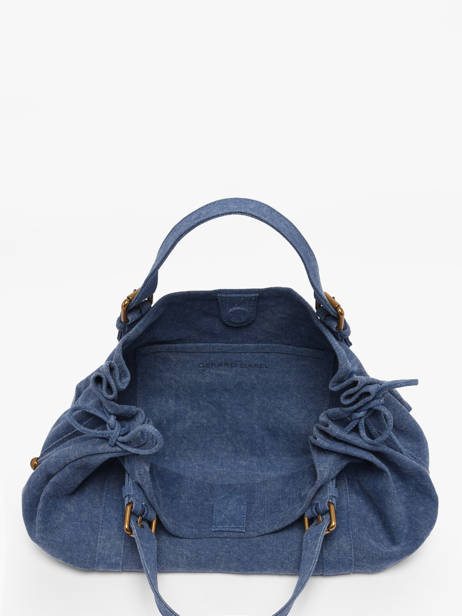 Shoulder Bag Canvas Cotton Gerard darel Blue canvas D489 other view 2
