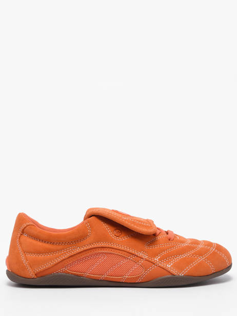 Sneakers In Leather Michael kors Orange women YFS1S835