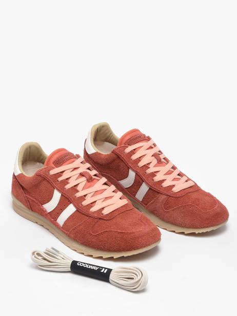Sneakers En Cuir Coolway Rouge men 8653807 vue secondaire 1