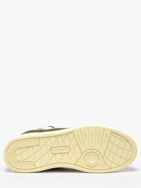 Sneakers In Leather Lacoste Green men 1SMA0100 other view 4