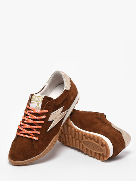 Sneakers In Leather Semerdjian Brown women MARYD282 other view 2